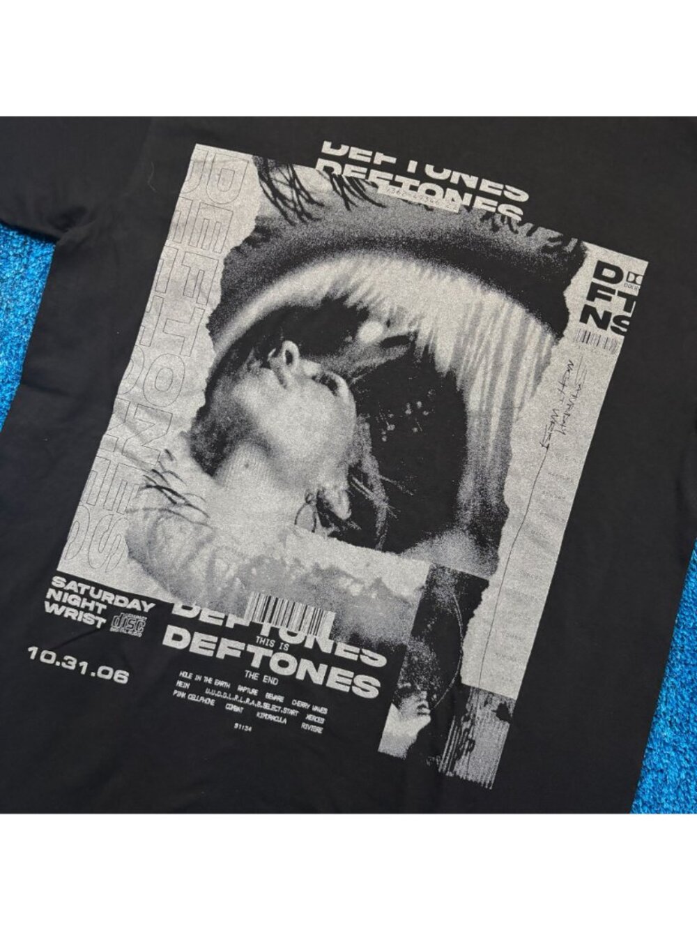 Deftones Saturday Night Fever Rock T-Shirt Size Medium - Picture 4 of 4